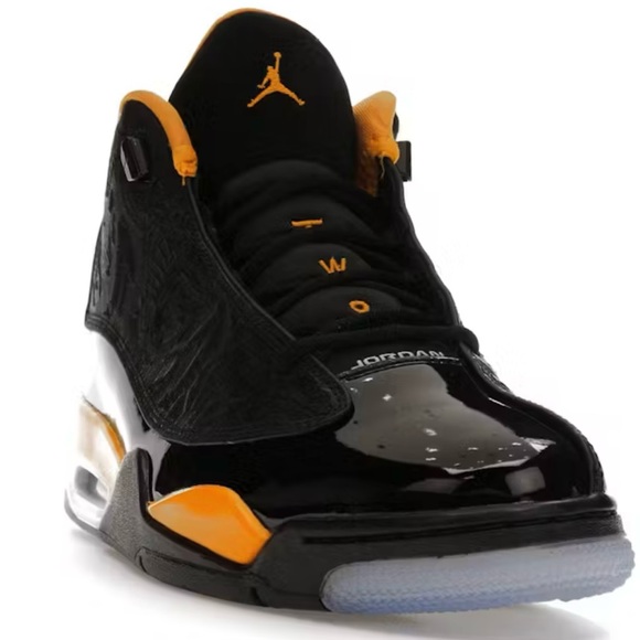 Dub Zero Black and Orange Sneakers - Picture 3 of 6